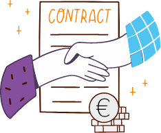 Decorative image: Agreement over contract